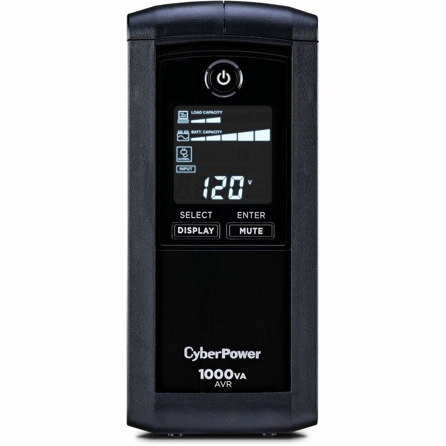 CyberPower UPS Systems CP1000AVRLCD Intelligent LCD - Capacity: 1000 VA / 600 W CP1000AVRLCD