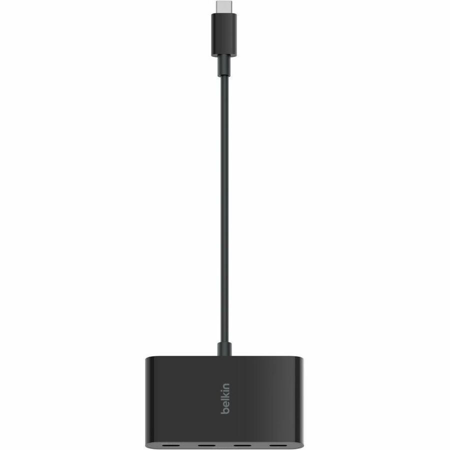 Belkin Connect USB-C 4-Port Hub, Adapter Dongle, 4xUSB-C Ports & 100W PD Max 10Gbps Data Transfer Mac/Chromebook AVC018BTBK