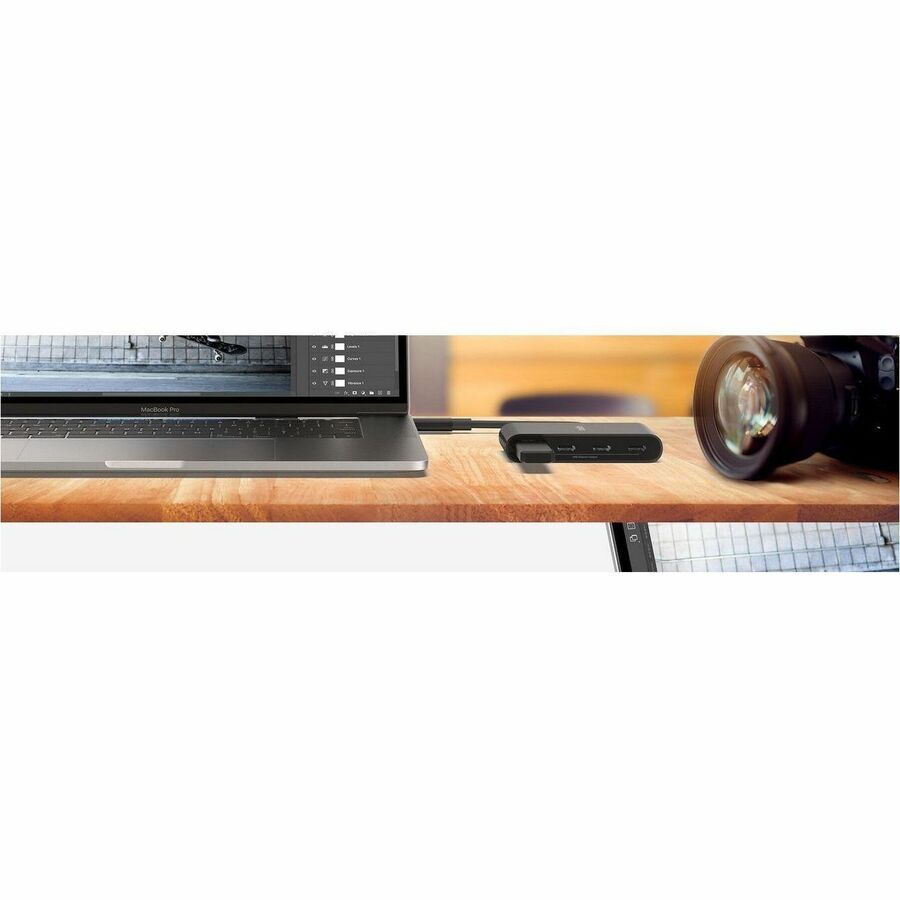 Belkin Connect USB-C 4-Port Hub, Adapter Dongle, 4xUSB-C Ports & 100W PD Max 10Gbps Data Transfer Mac/Chromebook AVC018BTBK