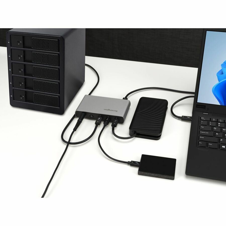 Kensington SD2600T Thunderbolt™ 4 Dual 4K Nano Docking Station - 65W PD - Win/Mac K34036NA