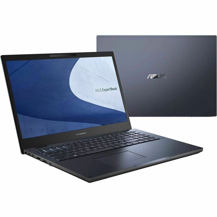 Asus ExpertBook B2 B2502C B2502CBA-Q73P-CB 15.6" Notebook - Full HD - Intel Core i7 12th Gen i7-1260P - 16 GB - 512 GB SSD - Star Black B2502CBA-Q73P-CB