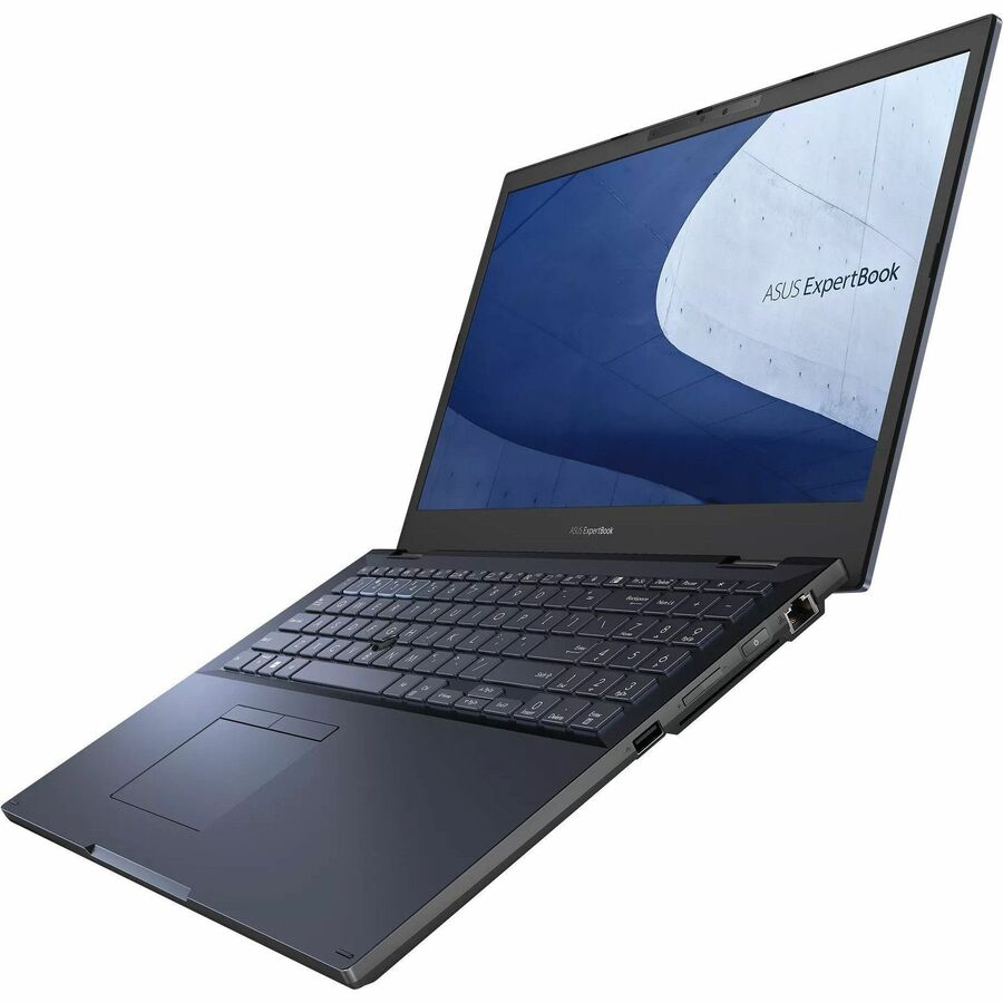 Asus ExpertBook B2 B2502C B2502CBA-Q73P-CB 15.6" Notebook - Full HD - Intel Core i7 12th Gen i7-1260P - 16 GB - 512 GB SSD - Star Black B2502CBA-Q73P-CB