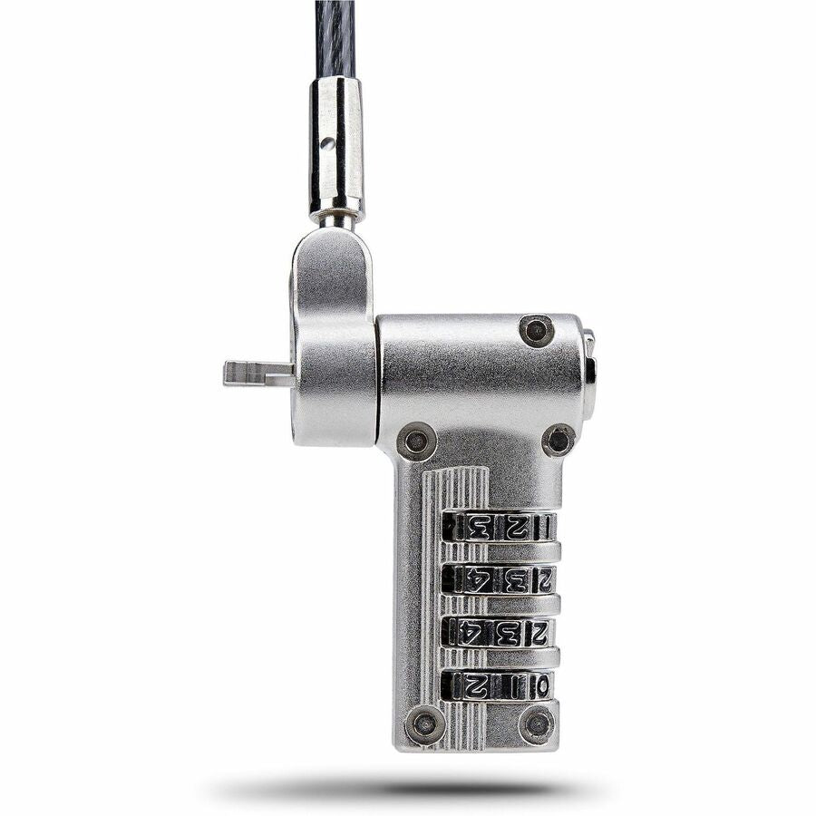 StarTech.com 25-Pack Universal Laptop Lock 6.6ft, Serialized Combo Security Cable For Notebook, Compatible w/Noble Wedge®/Nano/K-Slot UNIVCS25-LAPTOP-LOCK