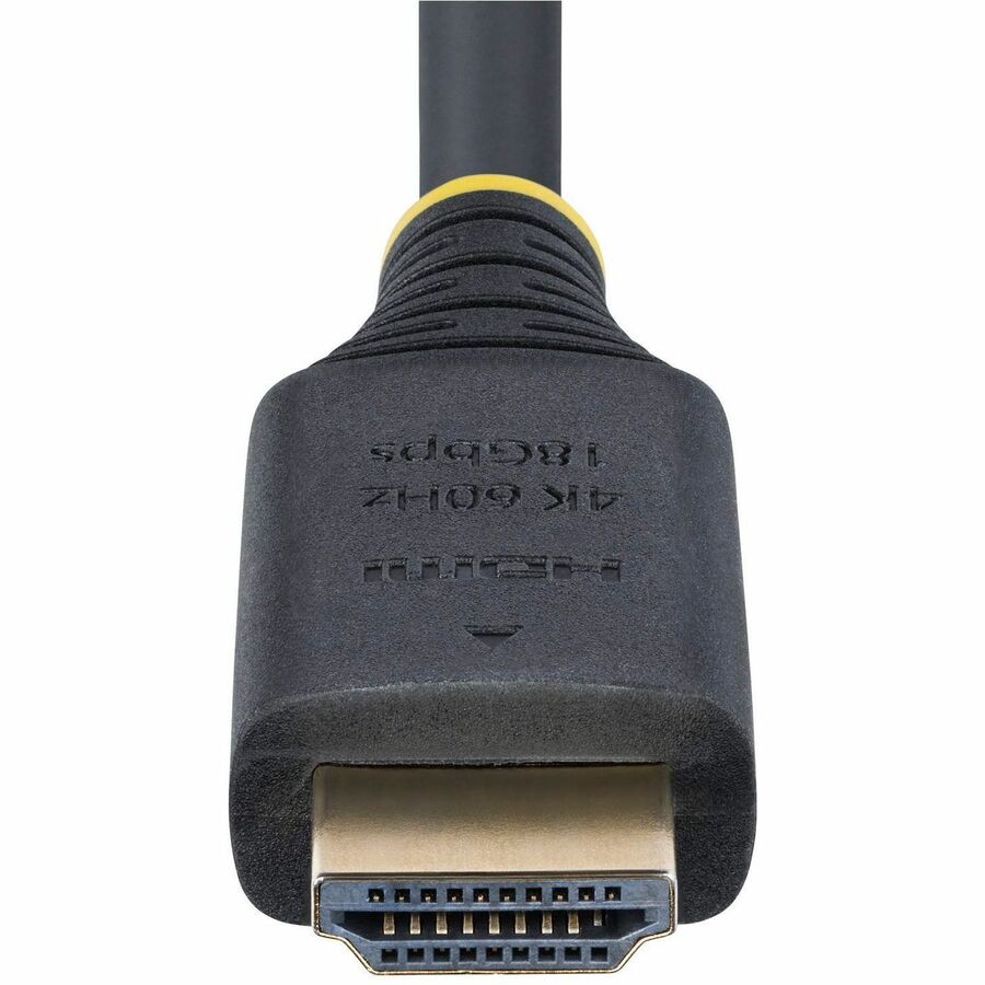 StarTech.com 3ft (0.9m) Premium Certified High Speed HDMI Cable, 4K 60Hz/1440p 144Hz, 18Gbps, UHD HDMI 2.0 Cord, TPE Jacket HDMI2-CABLE-4K60-3F