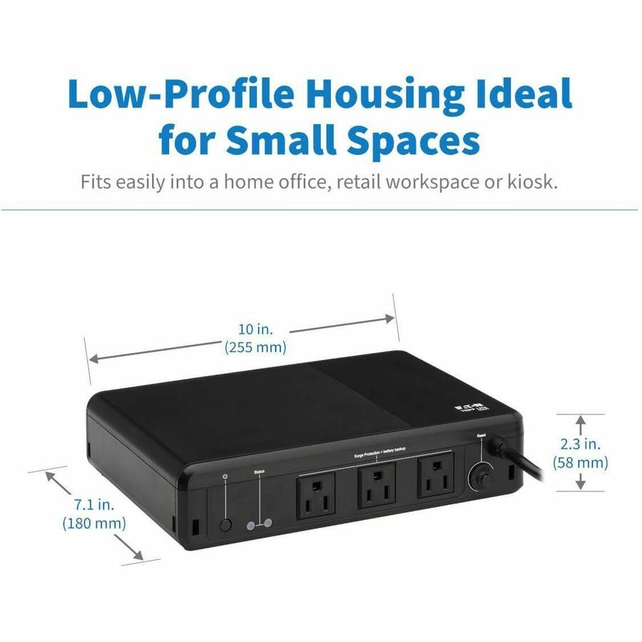 Tripp Lite by Eaton BC350R 350VA Desktop/Surface/Wall mountable UPS BC350R
