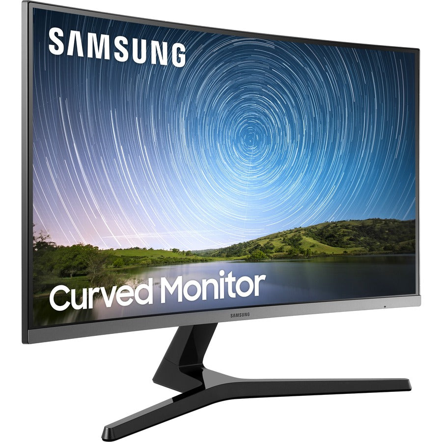 Samsung 32" Class Full HD Curved Screen LCD Monitor - 16:9 - Dark Blue Gray LC32R500FHNXZA