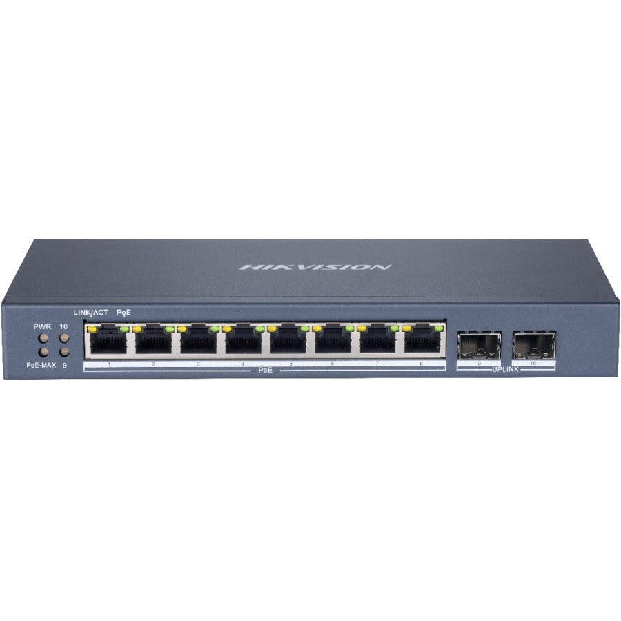 Hikvision 8 Port Gigabit Smart PoE Switch DS-3E1510P-SI
