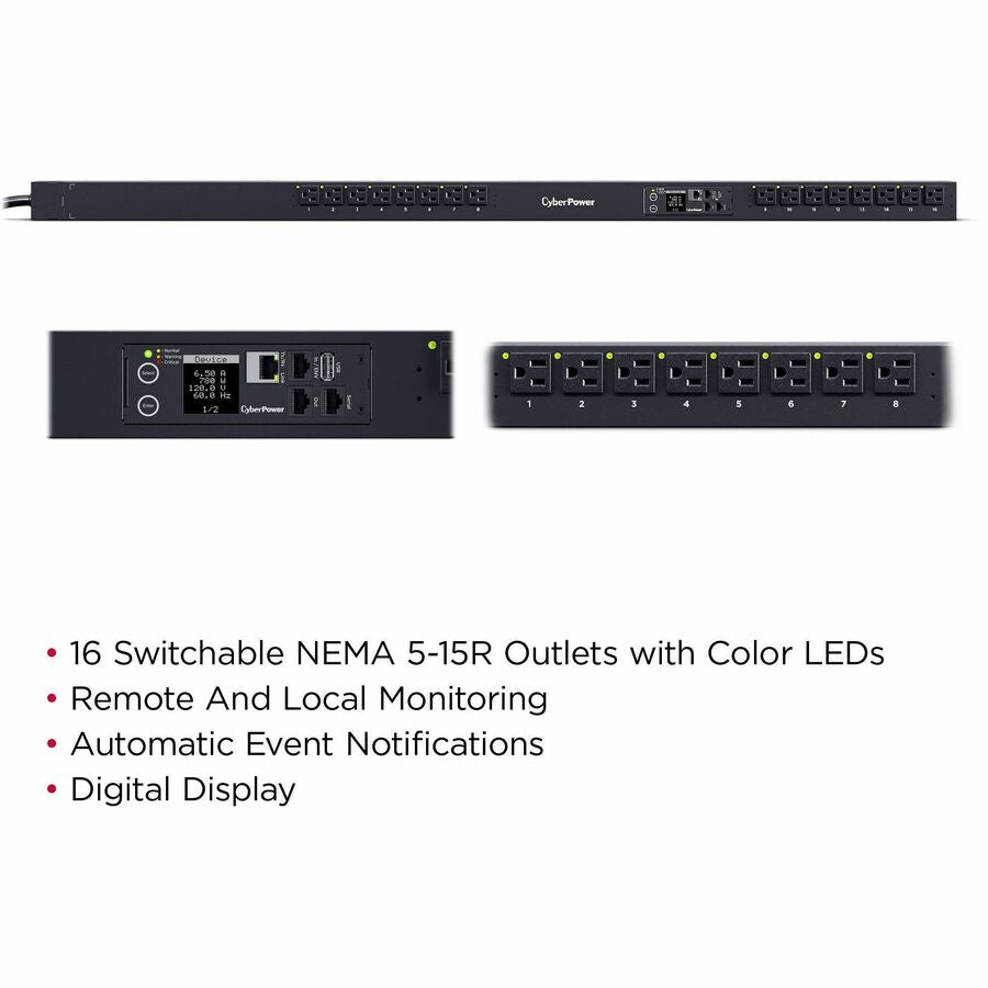 CyberPower PDU41116 16-Outlets PDU PDU41116