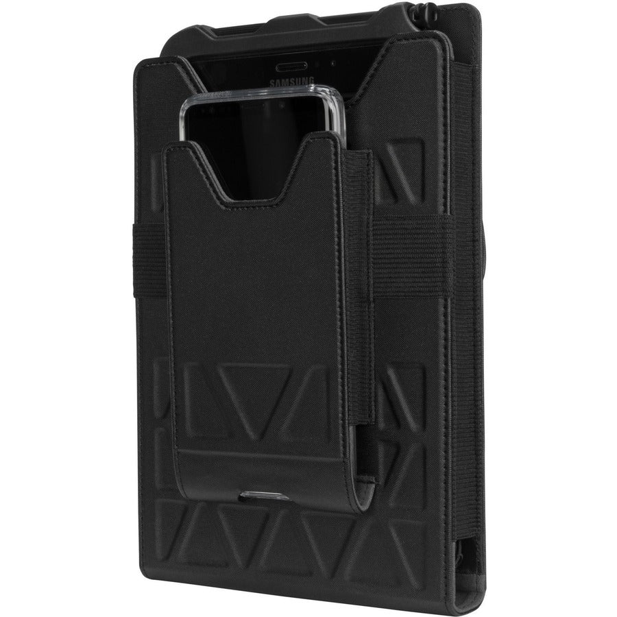 Targus Field-Ready THZ711GLZ Carrying Case (Holster) for 7" to 8" Tablet, Smartphone, Radio, Pen, Stylus - Black THZ711GLZ