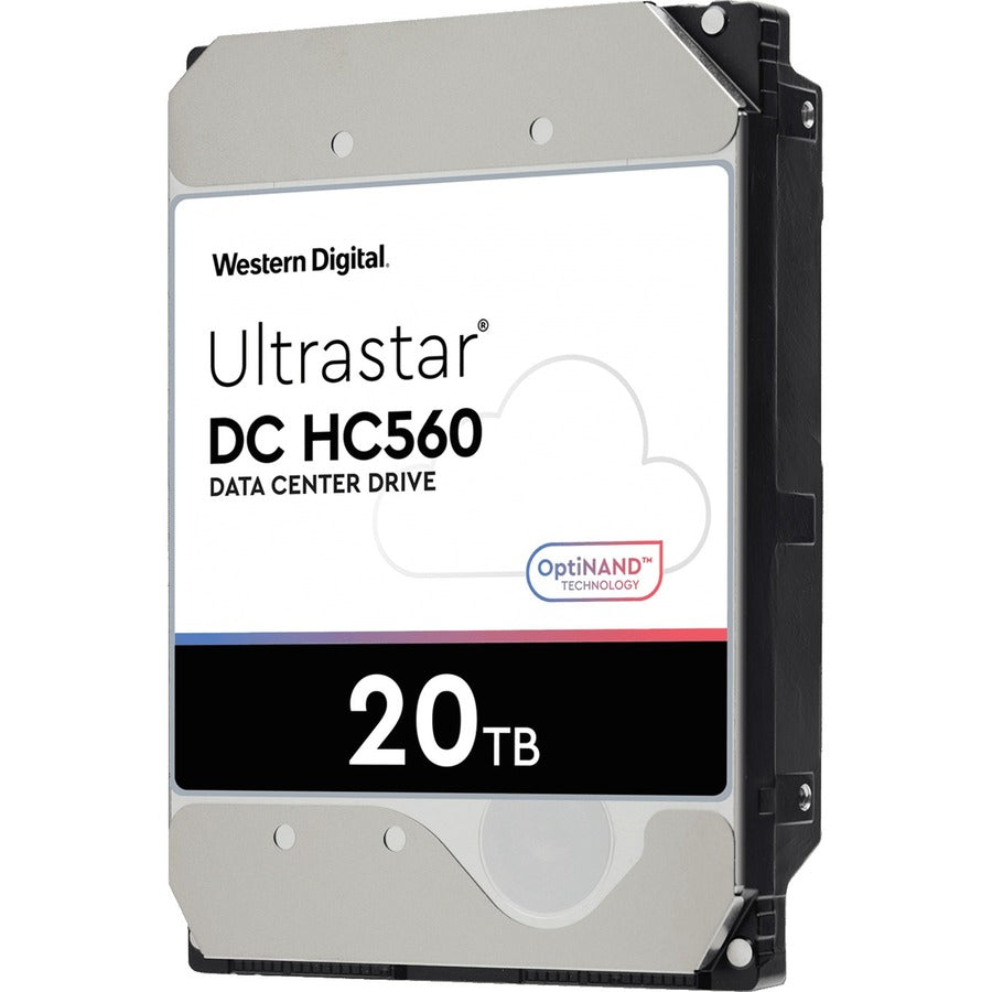 WD Ultrastar DC HC560 WUH722020ALE6L1 20 TB Hard Drive - 3.5" Internal - SATA (SATA/600) - Conventional Magnetic Recording (CMR) Method 0F38754