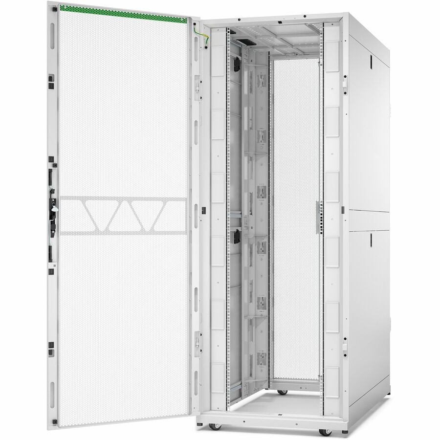 APC by Schneider Electric NetShelter SX Server Rack Gen 2, 42U, 1991H x 750W x 1200D mm, with Sides, White AR3350W2