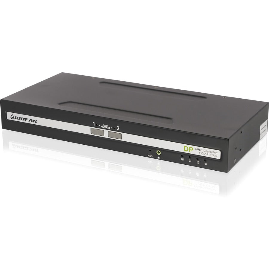 IOGEAR 2-Port Single View DisplayPort KVM Switch w/Audio GCS1412TAA4