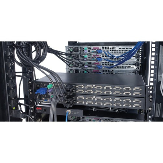 APC 8 Port Multi-Platform Analog KVM Switch AP5201