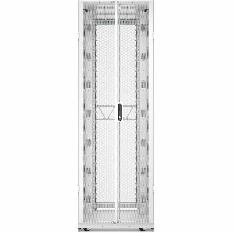 APC by Schneider Electric NetShelter SX Server Rack Gen 2, 48U, 2258H x 750W x 1200D mm, with Sides, White AR3357W2