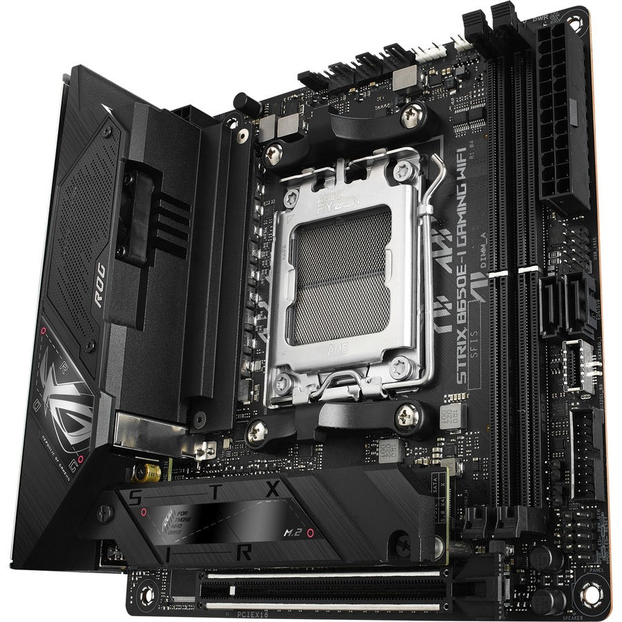 Asus ROG Strix B650E-I GAMING WIFI Gaming Desktop Motherboard - AMD B650 Chipset - Socket AM5 - Mini ITX ROG STRIX B650E-I GAMING WIFI