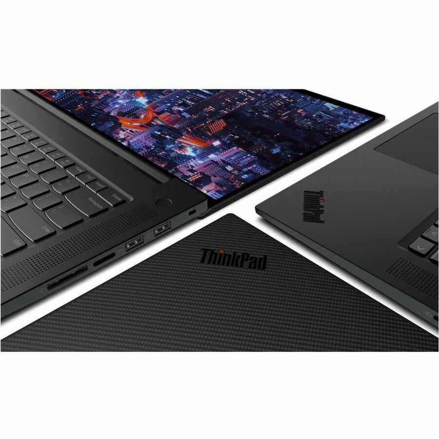Lenovo ThinkPad P1 Gen 6 21FV001DUS 16" Mobile Workstation - WQXGA - Intel Core i7 13th Gen i7-13700H - 16 GB - 512 GB SSD - English Keyboard - Black Paint 21FV001DUS