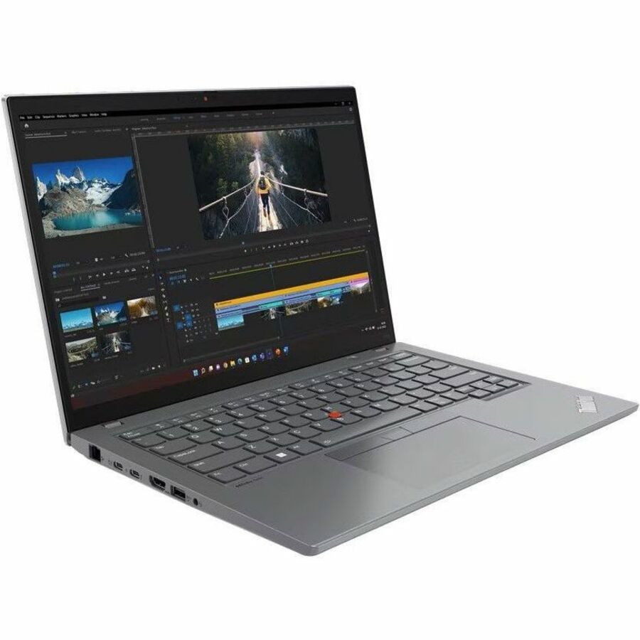 Lenovo ThinkPad T14 Gen 4 21HD0028US 14" Notebook - WUXGA - Intel Core i5 13th Gen i5-1335U - 16 GB - 512 GB SSD - English Keyboard - Storm Gray 21HD0028US