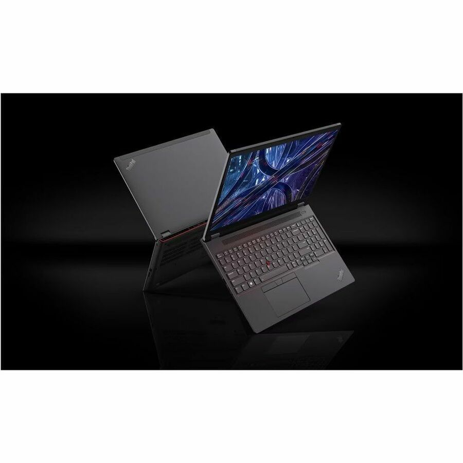 Lenovo ThinkPad P16 Gen 2 21FA0032US 16" Mobile Workstation - WQXGA - Intel Core i7 13th Gen i7-13700HX - 16 GB - 512 GB SSD - English Keyboard - Villi Black, Storm Gray 21FA0032US