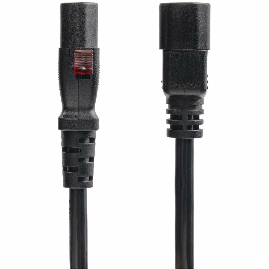 StarTech.com 4ft (1.2m) Power Extension Cord, IEC 60320 C14 to Locking C13, PDU Power Cord, 10A 250V, 18AWG, UL Listed 87L3-8400-POWER-CORD
