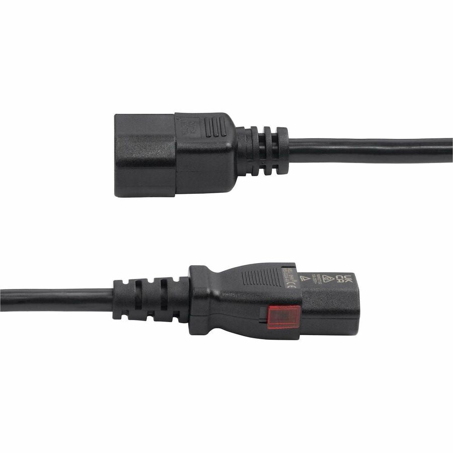 StarTech.com 4ft (1.2m) Power Extension Cord, IEC 60320 C14 to Locking C13, PDU Power Cord, 10A 250V, 18AWG, UL Listed 87L3-8400-POWER-CORD