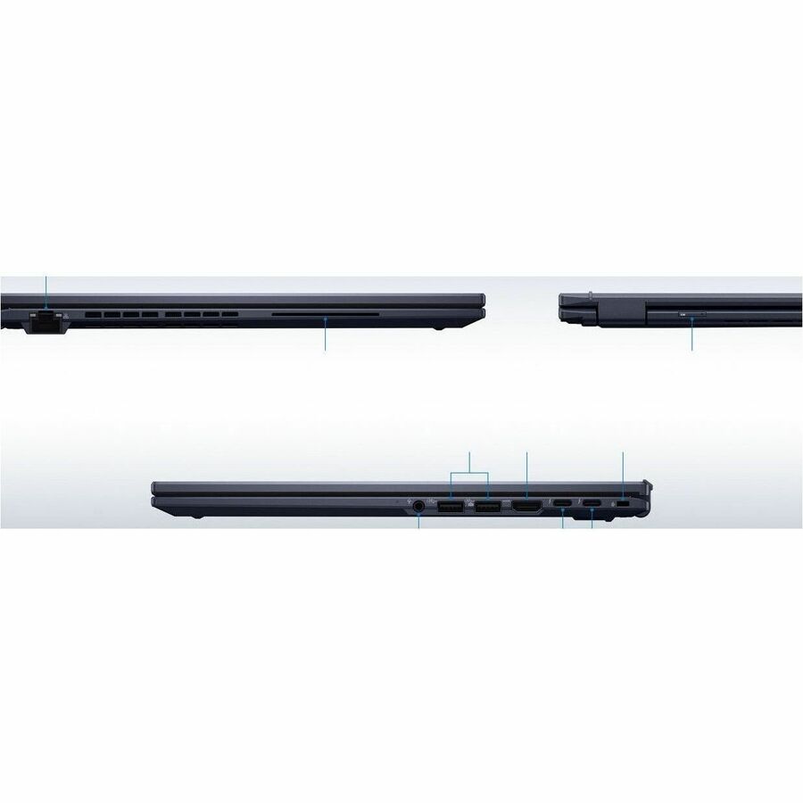 Asus ExpertBook B5 B5604 B5604CVF-P73-CB 16" Notebook - Intel Core i7 13th Gen i7-1355U - 32 GB - 1 TB SSD - Star Black B5604CVF-P73-CB