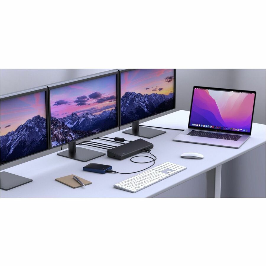 Belkin Universal USB-C Triple Display Dock-laptop docking station HDMI DisplayPort INC007TTBK
