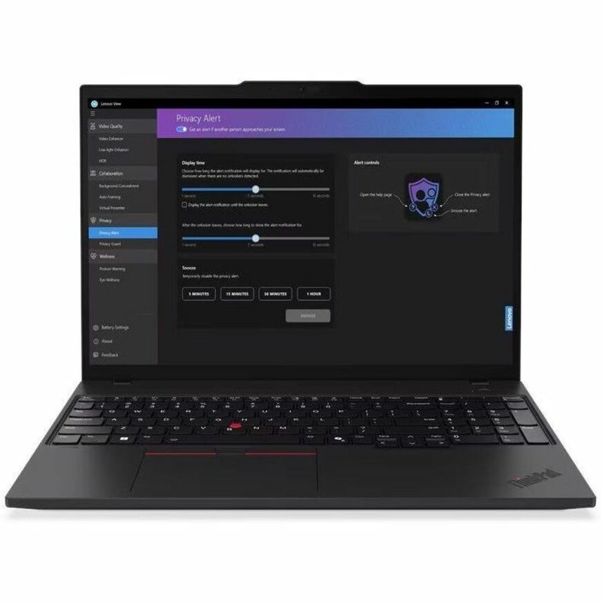 Lenovo ThinkPad T16 Gen 3 21MN0070US 16" Touchscreen Notebook - WUXGA - Intel Core Ultra 7 155U - 32 GB - 512 GB SSD - English Keyboard - Black 21MN0070US