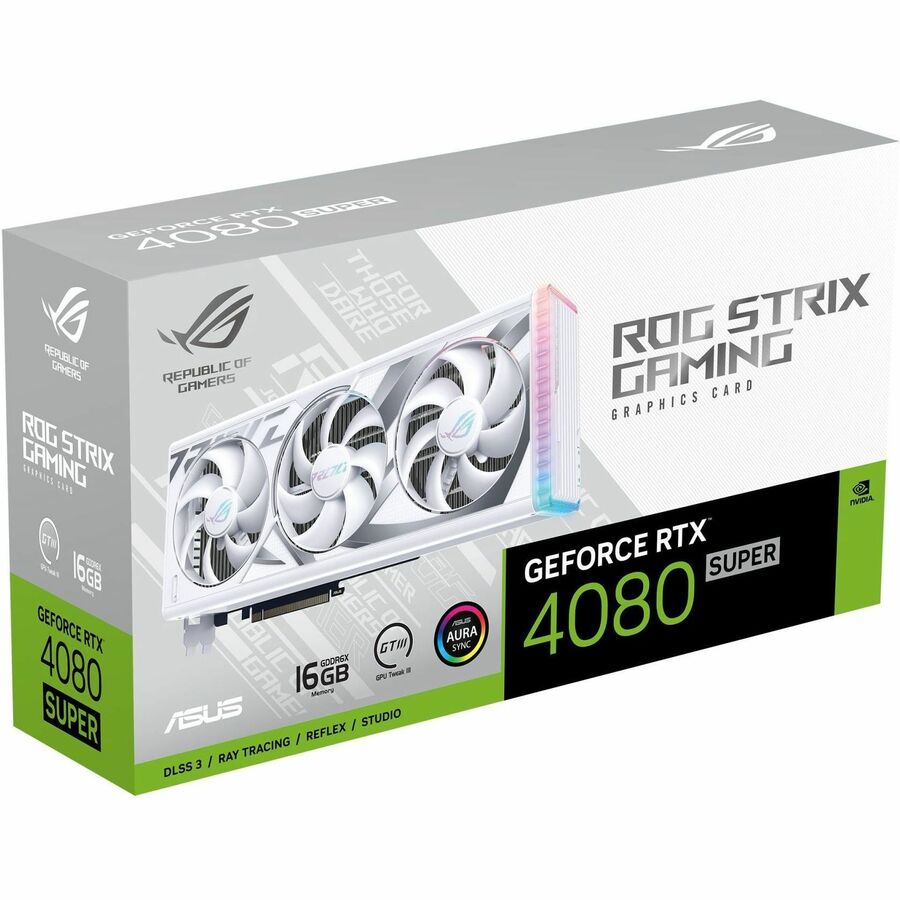 Asus ROG NVIDIA GeForce RTX 4080 SUPER Graphic Card - 16 GB GDDR6X ROG-STRIX-RTX4080S-16G-WHITE