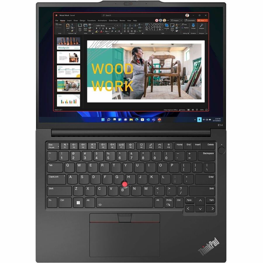 Lenovo ThinkPad E14 Gen 5 21JK0084US 14" Notebook - WUXGA - Intel Core i5 13th Gen i5-1335U - 16 GB - 256 GB SSD - English Keyboard - Graphite Black 21JK0084US