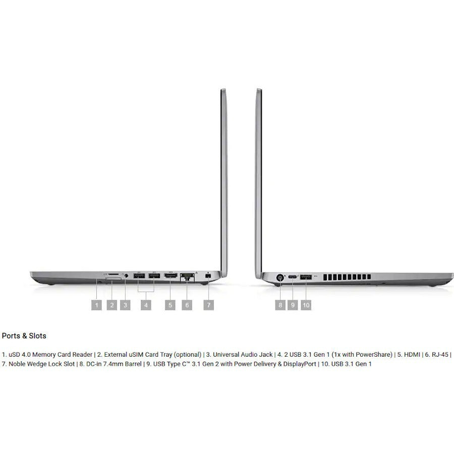 Dell Latitude 5000 5400 14" Chromebook - HD - Intel Celeron 4305U - 4 GB - 64 GB Flash Memory - English (US) Keyboard - Carbon Fiber 50T20