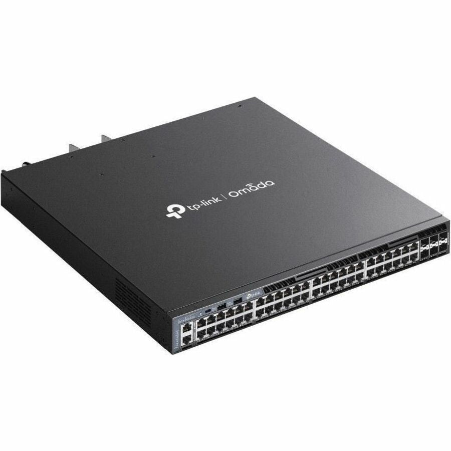 TP-Link Omada 48-Port Gigabit Stackable L3 Managed PoE+ Switch with 6 10G Slots SG6654XHP