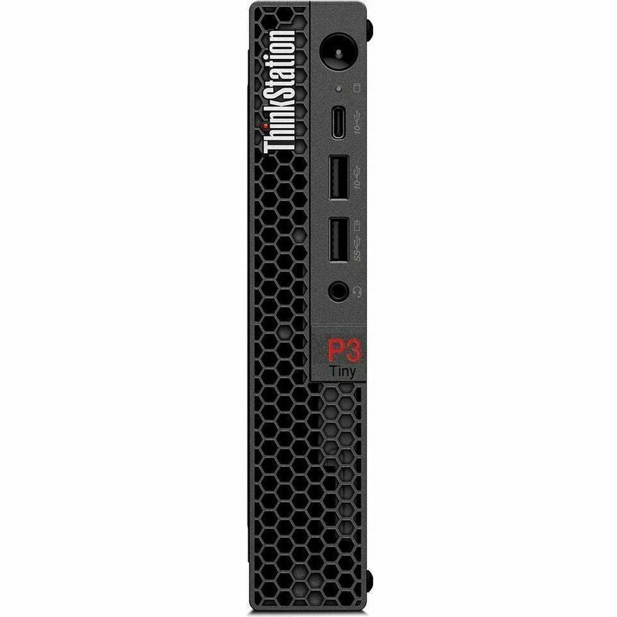 Lenovo ThinkStation P3 30H00014US Workstation - 1 x Intel Core i7 13th Gen i7-13700T - 32 GB - 1 TB SSD - Tiny - Black 30H00014US