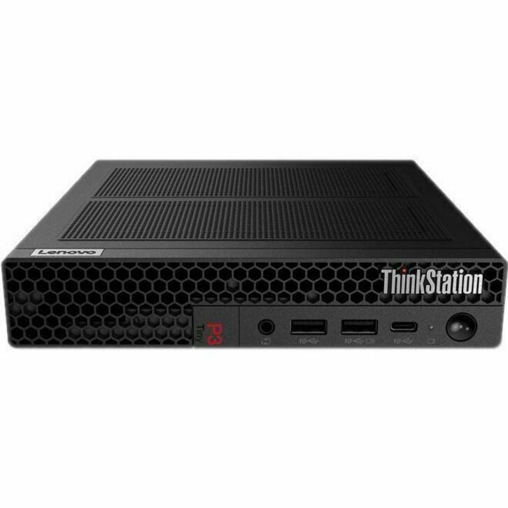 Lenovo ThinkStation P3 30H00014US Workstation - 1 x Intel Core i7 13th Gen i7-13700T - 32 GB - 1 TB SSD - Tiny - Black 30H00014US