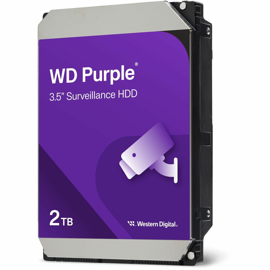 WD Purple WD23PURZ 2 TB Hard Drive - 3.5" Internal - SATA - Purple WD23PURZ