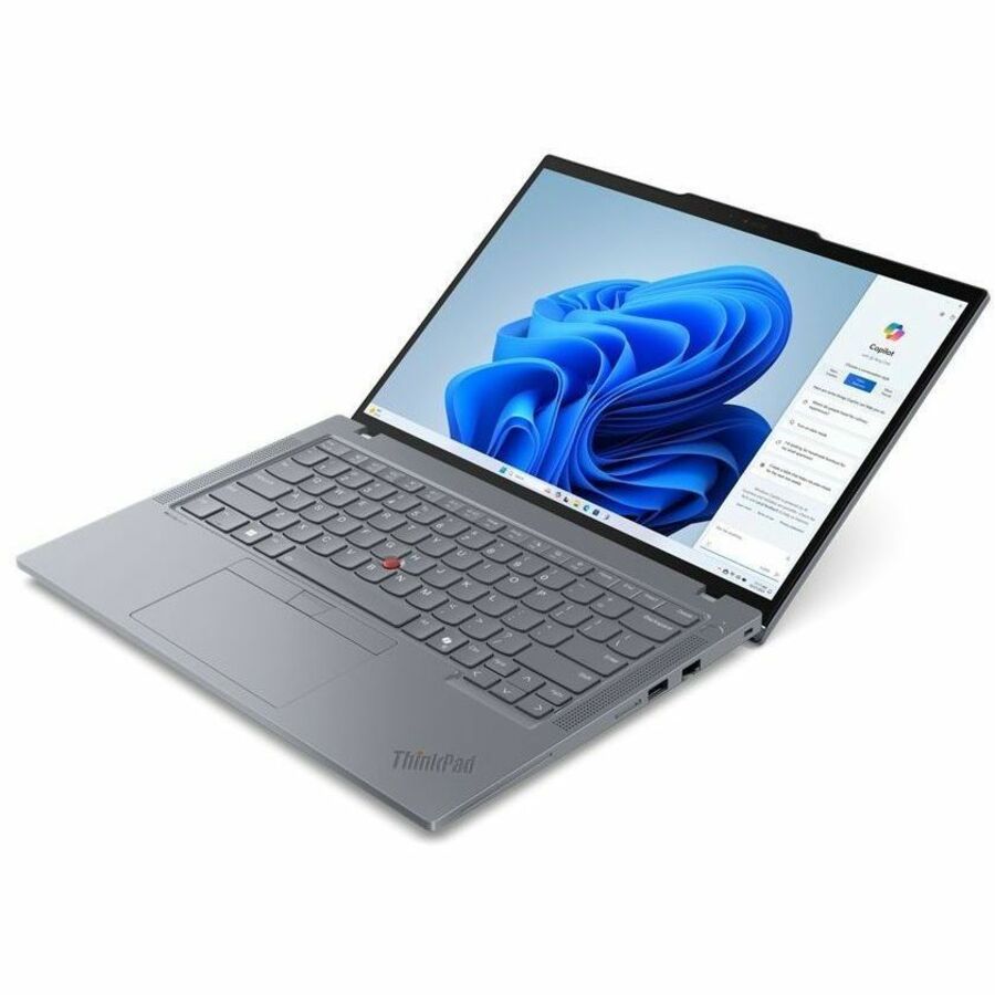 Lenovo ThinkPad T14 Gen 5 21ML006MUS 14" Touchscreen Notebook - WUXGA - Intel Core Ultra 7 155U - 32 GB - 512 GB SSD - English Keyboard - Gray 21ML006MUS