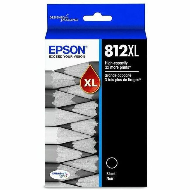 Epson T812 Original High Yield Inkjet Ink Cartridge - Black - 1 Each T812XL120-S