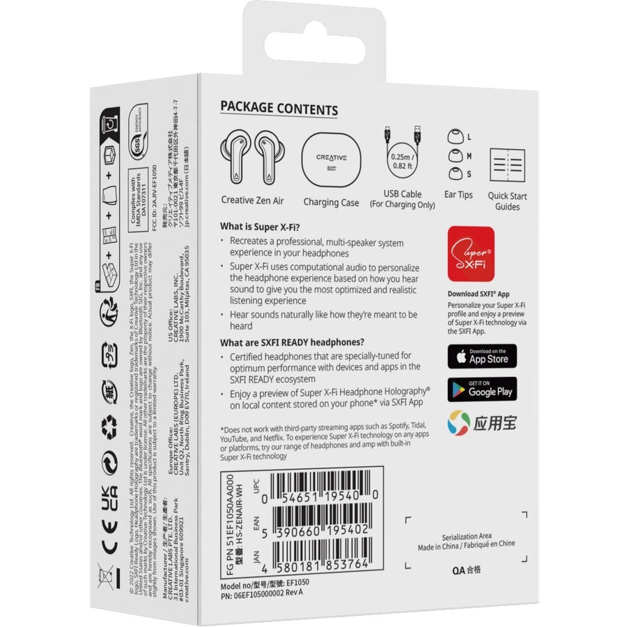 Creative Zen Air Earset 51EF1050AA000