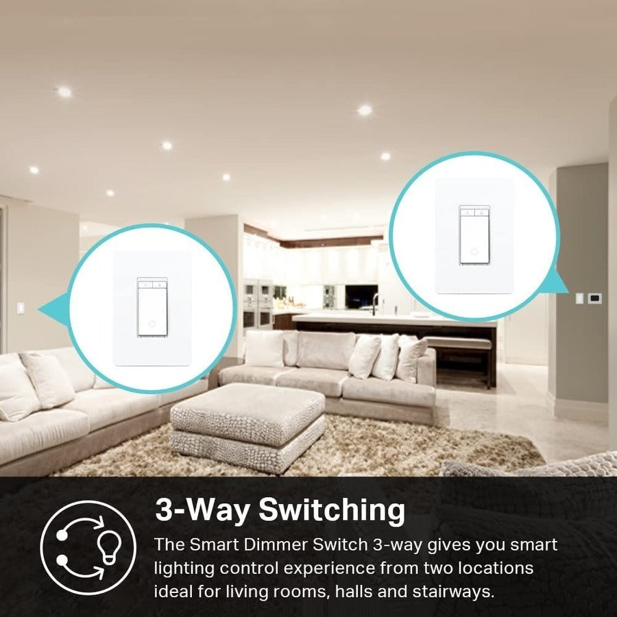 Kasa Smart WiFi Light Switch, 3-Way Dimmer Kit KS230 KIT