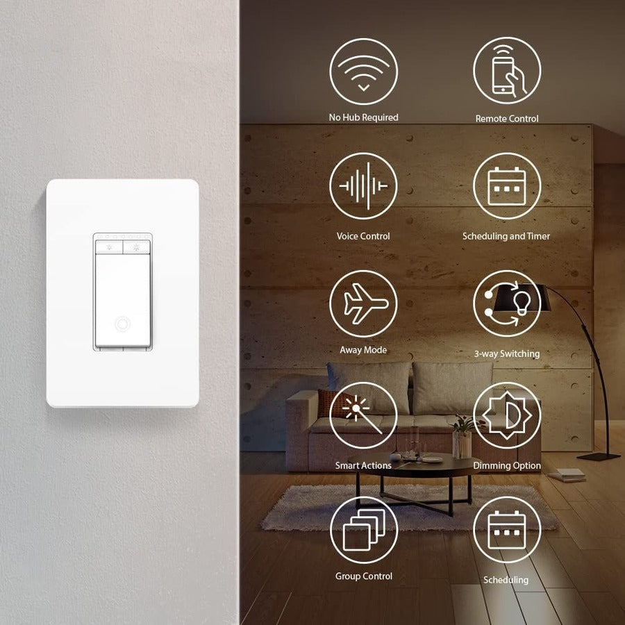 Kasa Smart WiFi Light Switch, 3-Way Dimmer Kit KS230 KIT