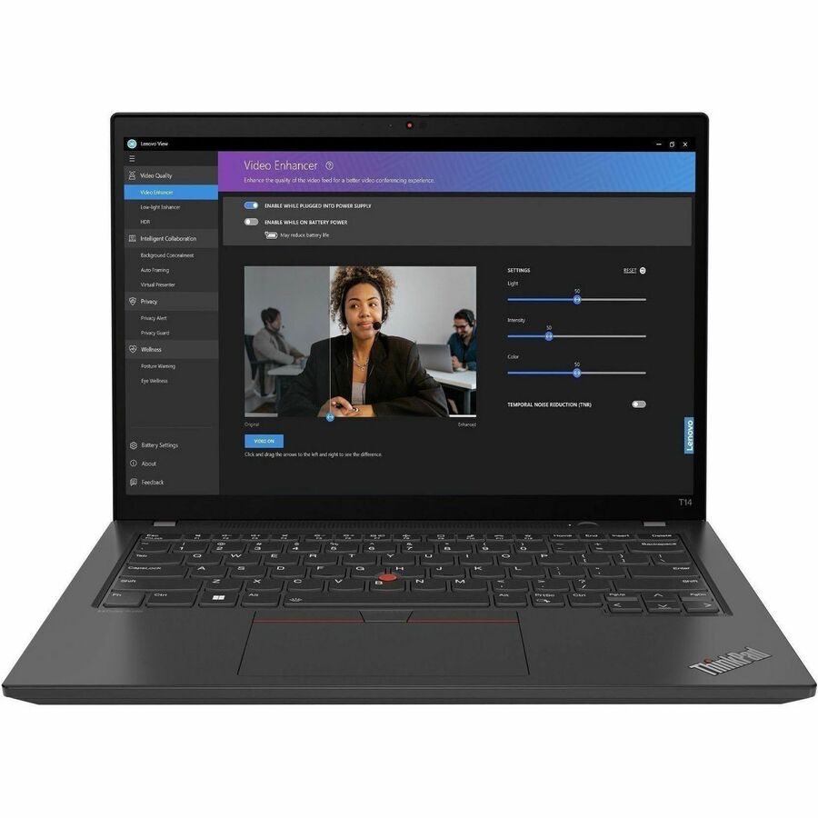 Lenovo ThinkPad T14 Gen 4 21K30006US 14" Touchscreen Notebook - WUXGA - AMD Ryzen 7 PRO 7840U - 16 GB - 512 GB SSD - English Keyboard - Thunder Black 21K30006US