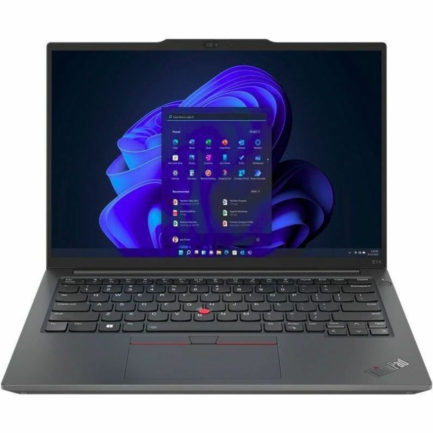 Lenovo ThinkPad E14 Gen 5 21JR0018US 14" Touchscreen Notebook - WUXGA - AMD Ryzen 7 7730U - 16 GB - 512 GB SSD - English Keyboard - Graphite Black 21JR0018US