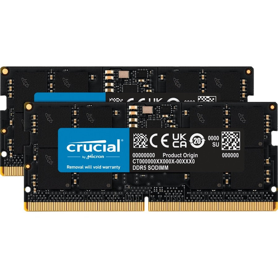 Crucial 32GB (2 x 16GB) DDR5 SDRAM Memory Kit CT2K16G56C46S5