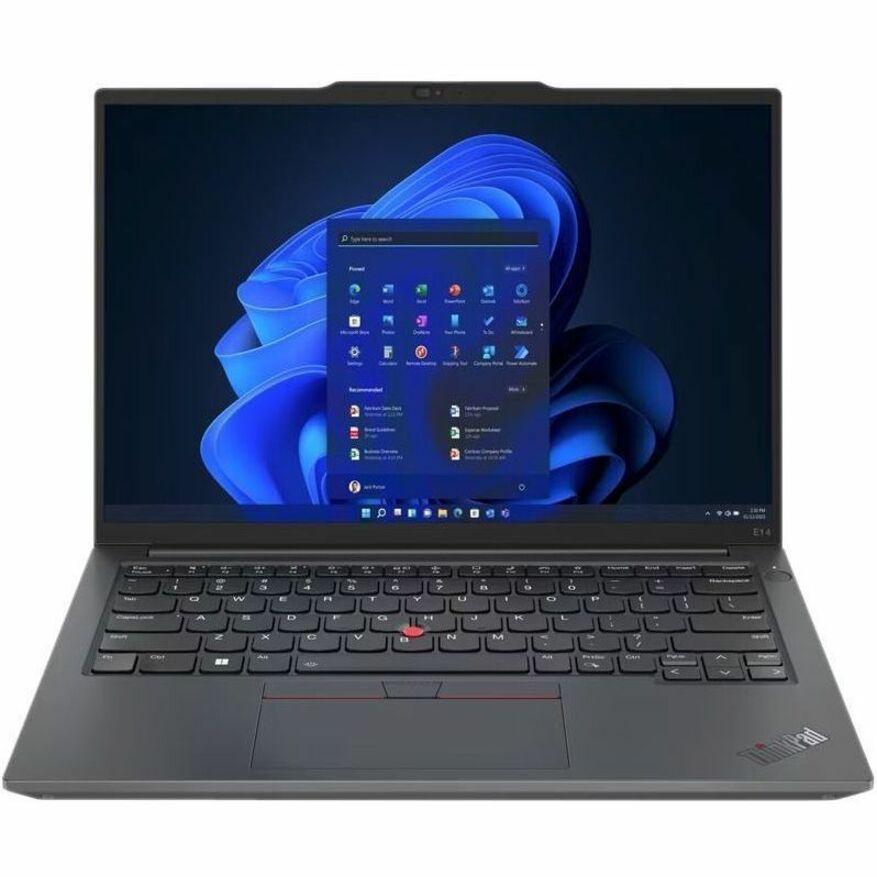 Lenovo ThinkPad E14 Gen 5 21JR001SUS 14" Notebook - WUXGA - AMD Ryzen 7 7730U - 16 GB - 512 GB SSD - English Keyboard - Graphite Black 21JR001SUS