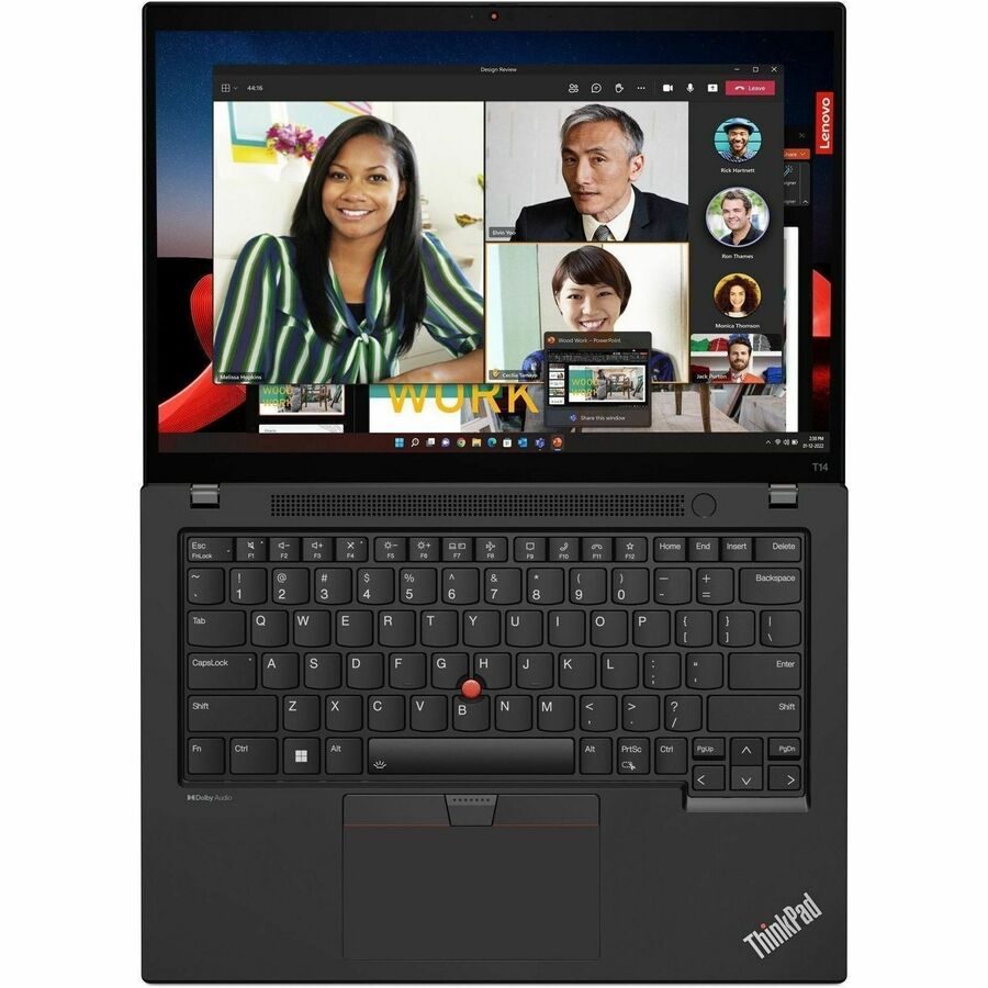 Lenovo ThinkPad T14 Gen 4 21K30004US 14" Notebook - WUXGA - AMD Ryzen 5 PRO 7540U - 16 GB - 256 GB SSD - English Keyboard - Thunder Black 21K30004US