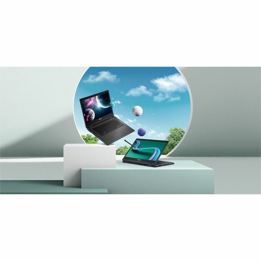 Asus BR1402F BR1402FGA-P31T-CA 14" Touchscreen Rugged Convertible 2 in 1 Notebook - Full HD - Intel Core i3 i3-N305 - 8 GB - 256 GB SSD - Mineral Gray BR1402FGA-P31T-CA