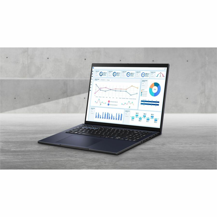 Asus ExpertBook B3 B3604 B3604CVF-P73-CA 16" Notebook - Intel Core i7 13th Gen i7-1355U - 32 GB - 1 TB SSD - Star Black B3604CVF-P73-CA