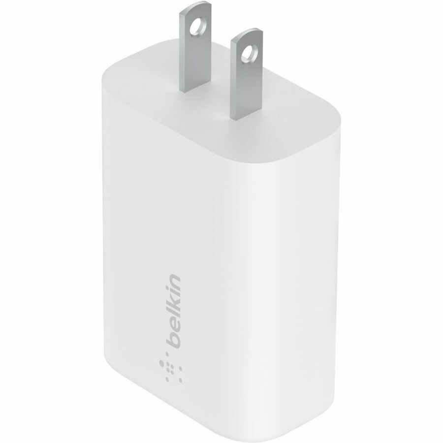 Belkin 25W Portable USB-C Wall Charger - 1xUSB-C - Fast Charging - Power Adapter - White WCA004DQWH