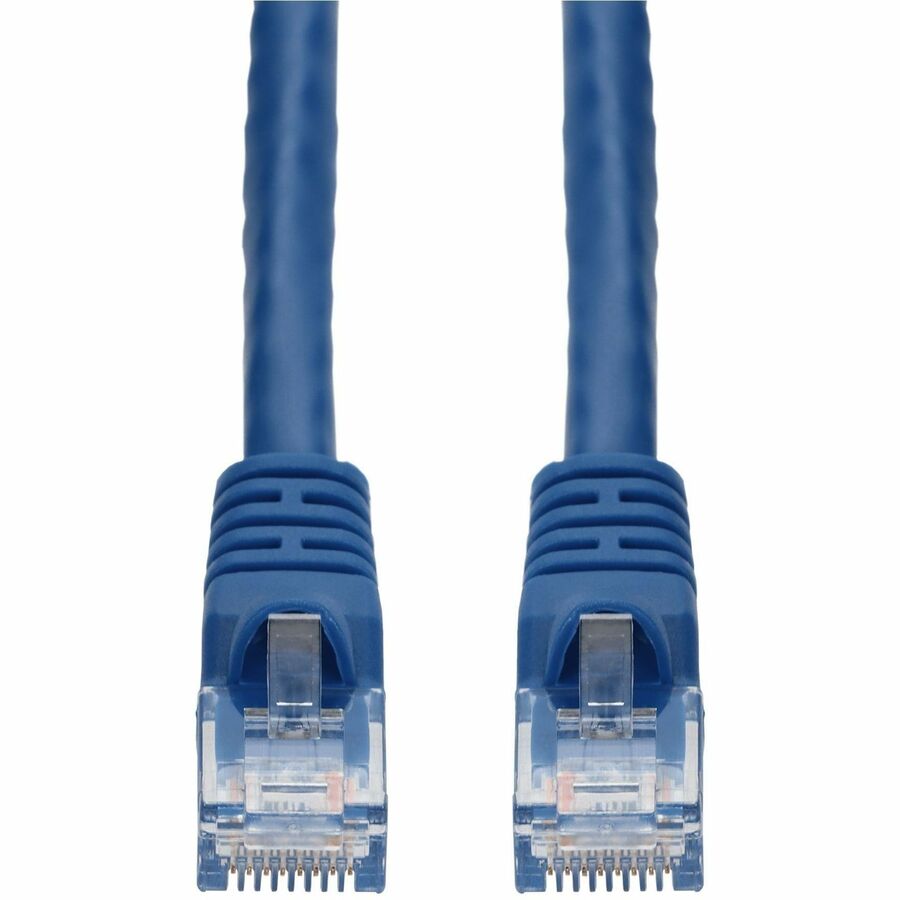 AddOn 7ft Blue CAT 6A PVC Ethernet Cable Snagless Bubble Boot RJ-45 M/M ADD-7FCAT6A-BE