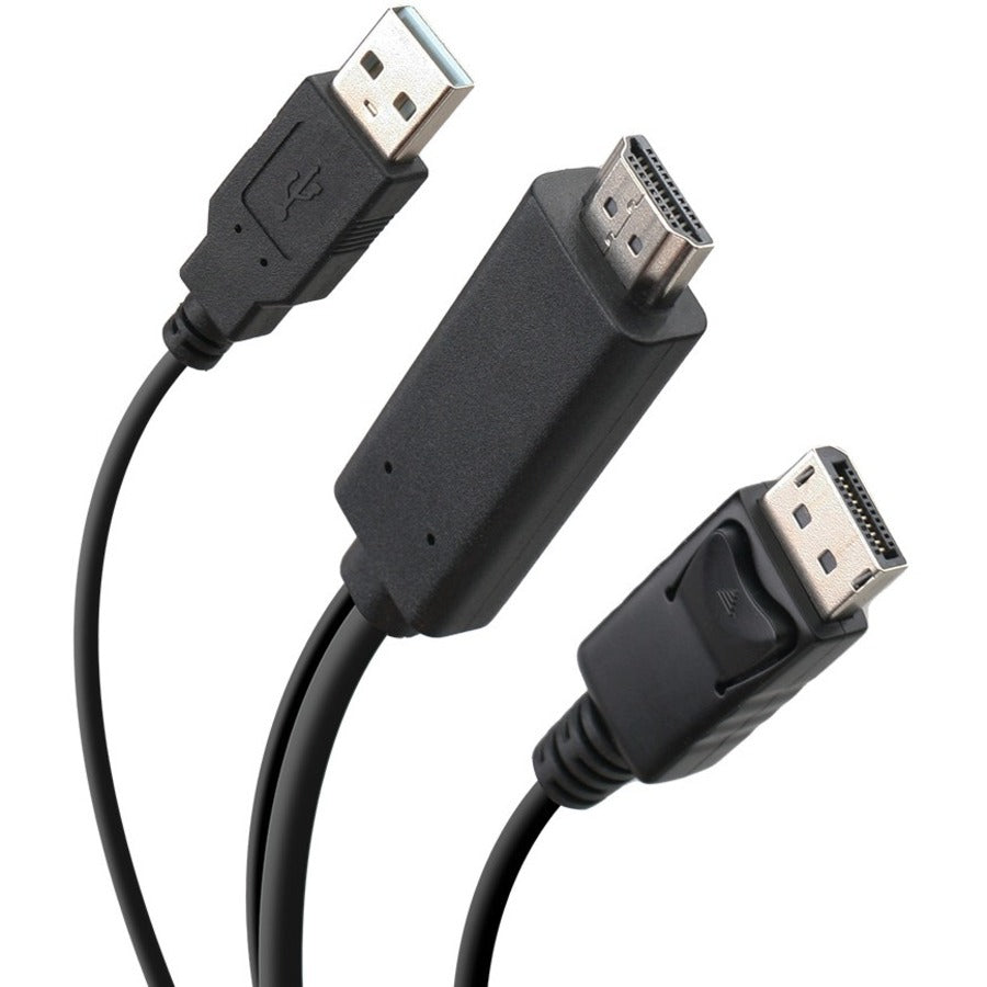 IOGEAR 6 ft. Active 4K HDMI to DisplayPort Cable G2LHDDP02