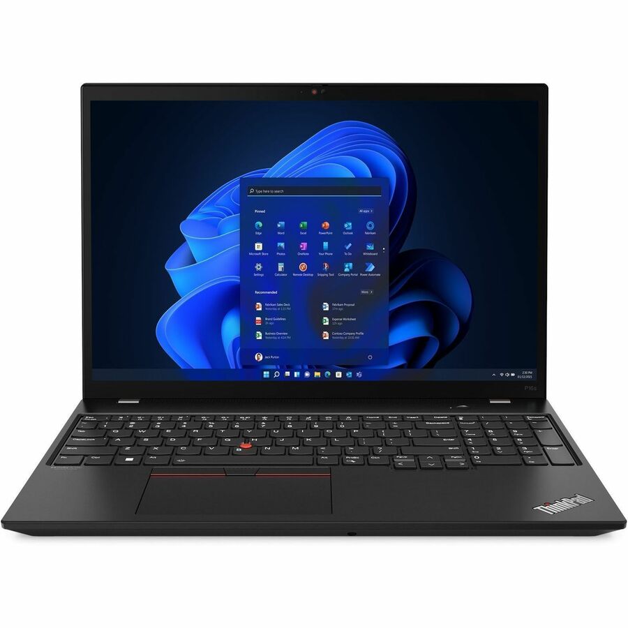 Lenovo ThinkPad P16s Gen 2 21K9003AUS 16" (406.40 mm) Mobile Workstation - WUXGA - AMD Ryzen 7 PRO 7840U - 16 GB - 512 GB SSD - English Keyboard - Villi Black 21K9003AUS